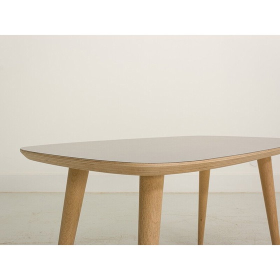 Image 1 of Tavolino da caffè vintage in laminato grigio chiaro, Francia