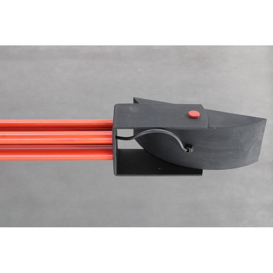 Image 1 of Vintage halogen red floor lamp, Italy 1980s