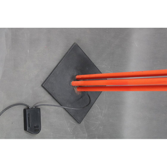 Image 1 of Vintage halogen red floor lamp, Italy 1980s