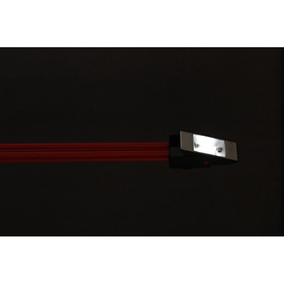 Image 1 of Vintage halogen red floor lamp, Italy 1980s