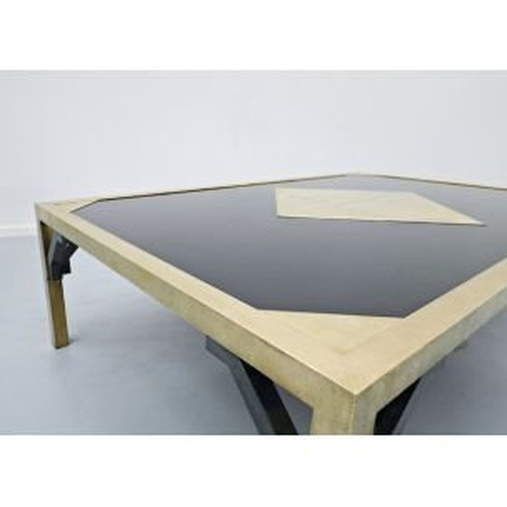 Image 1 of Vintage brass coffee table by Christian Krekels, Belgium 1970