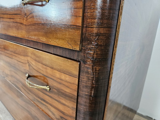 Image 1 of Art Decò Chest Of Drawers In Mahogany