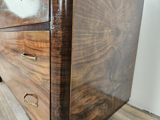 Image 1 of Art Decò Chest Of Drawers In Mahogany