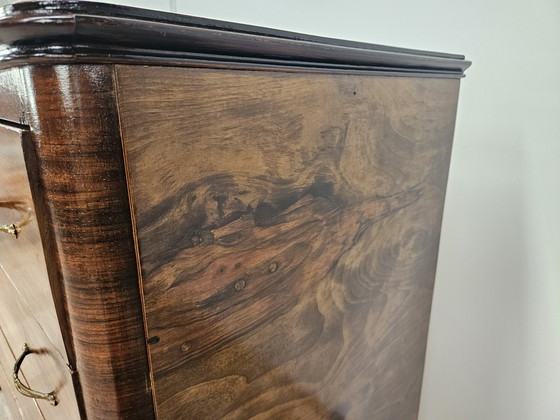 Image 1 of Art Decò Chest Of Drawers In Mahogany