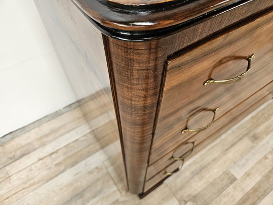 Image 1 of Art Decò Chest Of Drawers In Mahogany