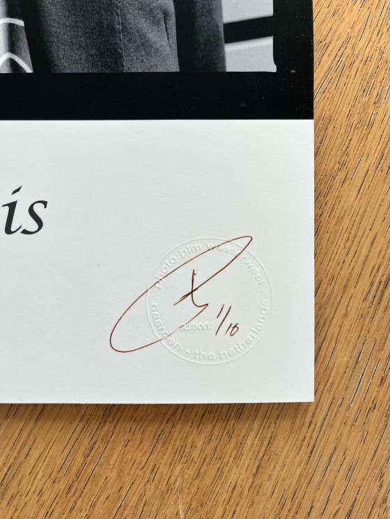 Image 1 of Professional Photo Willem Ruis 1984 Signed by Pim Westerweel