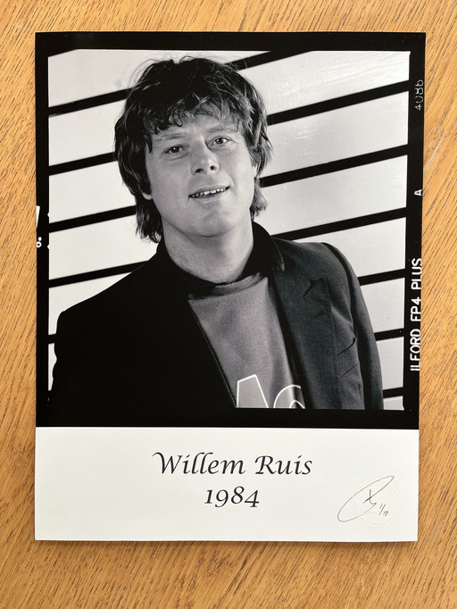 Professional Photo Willem Ruis 1984 Signed by Pim Westerweel