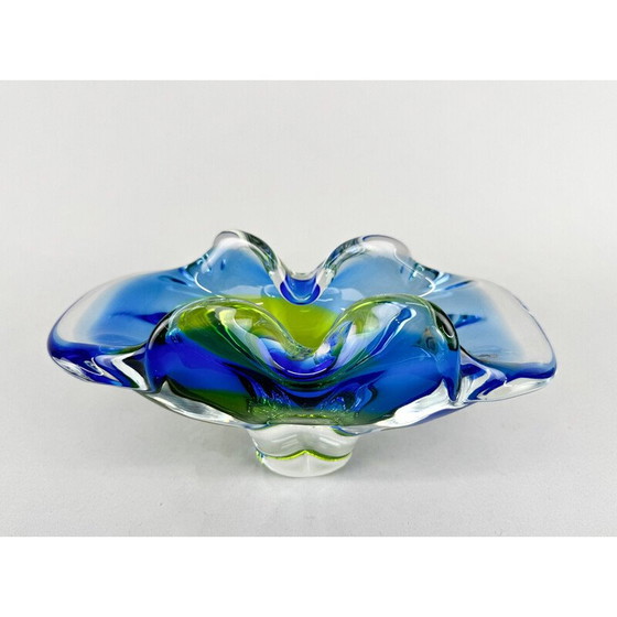 Image 1 of Vintage Art glass bowl by Josef Hospodka, Czechoslovakia 1960