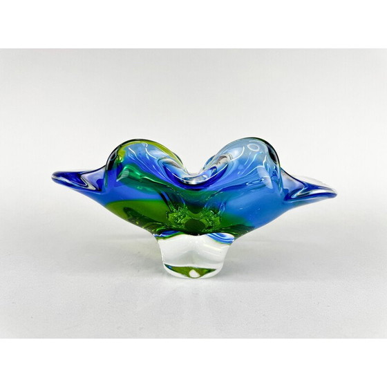 Image 1 of Vintage Art glass bowl by Josef Hospodka, Czechoslovakia 1960