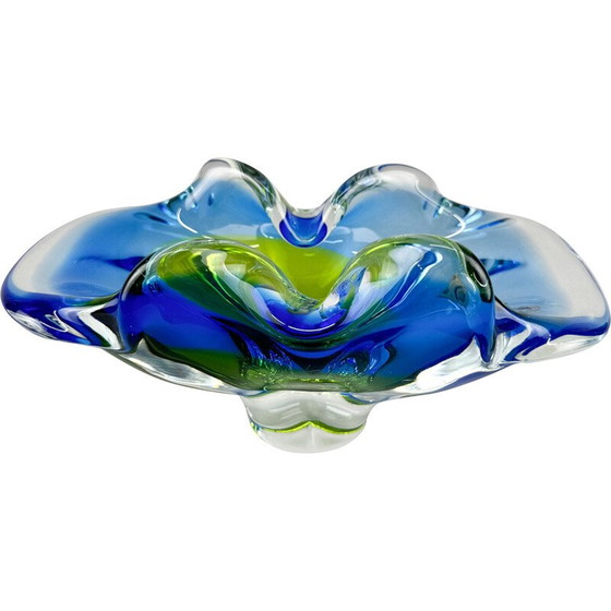 Image 1 of Vintage Art glass bowl by Josef Hospodka, Czechoslovakia 1960