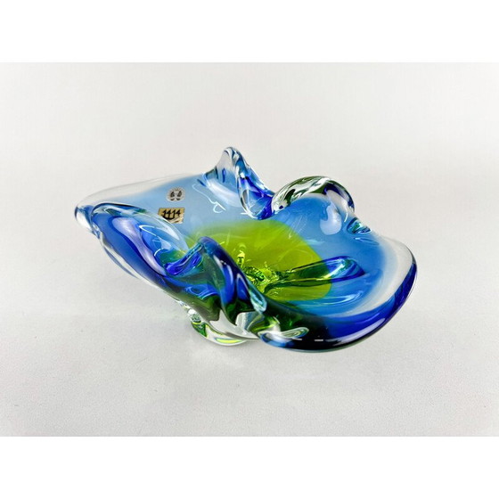 Image 1 of Vintage Art glass bowl by Josef Hospodka, Czechoslovakia 1960