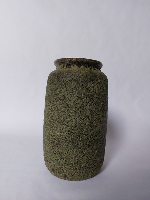 Mid - Century Green Vase