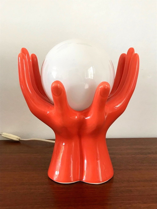 Ceramic Hand Lamp