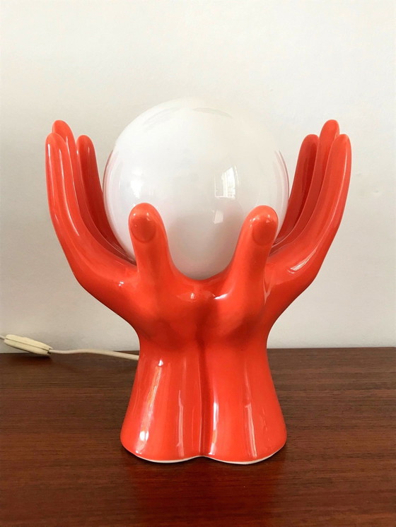 Image 1 of Ceramic Hand Lamp