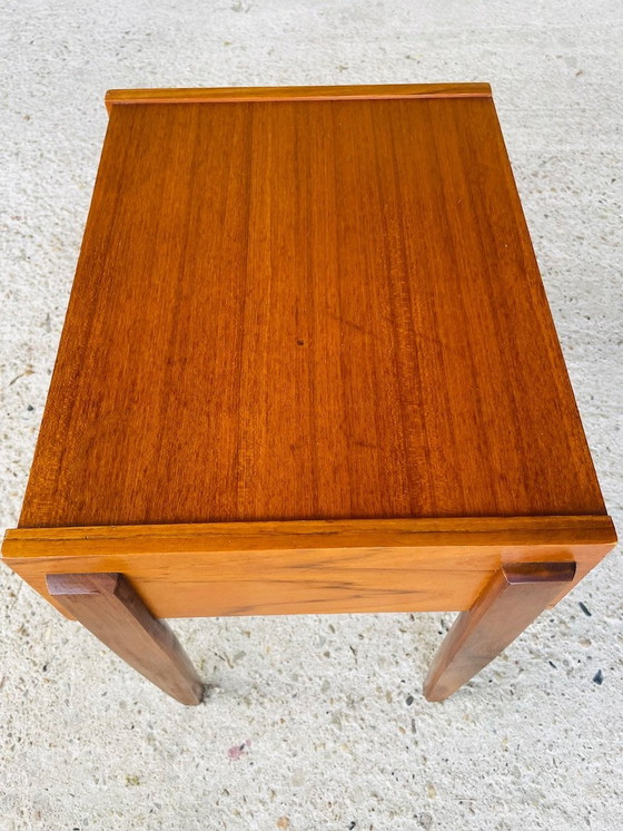 Image 1 of Mid-Century,Scandinavian,Teak Nightstand, 1960’S