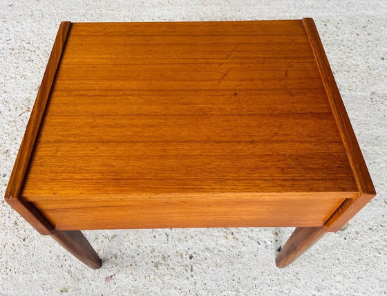 Image 1 of Mid-Century,Scandinavian,Teak Nightstand, 1960’S