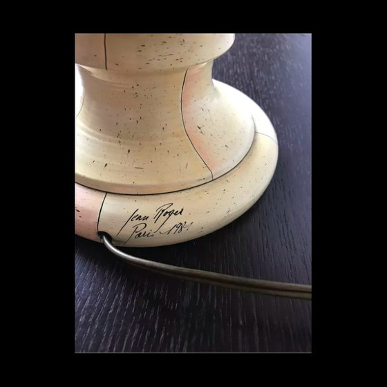 Image 1 of Vintage lamp by Jean Roger, France 1981s