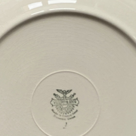 Image 1 of Set di 3 piatti da portata in terracotta antica Villeroy &amp; Boch in beige e oro