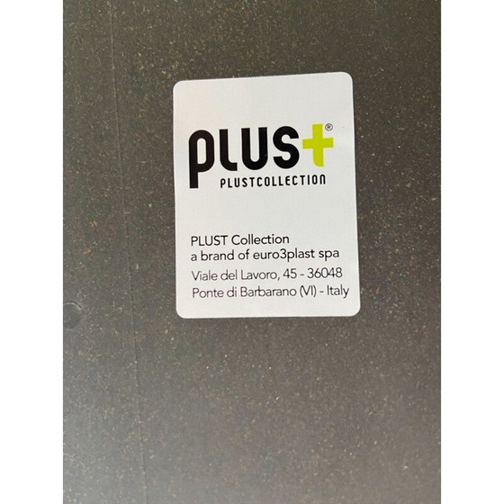 Image 1 of Vintage polyethylene and steel planter halful lust 80 by Arredare Moderno, Italy