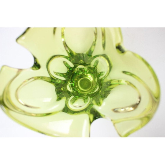 Image 1 of Vintage glass vase by Josef Hospodka, Czechoslovakia 1960