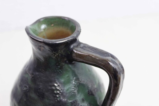 Image 1 of Enamelled ceramic pitcher by Beck 1960