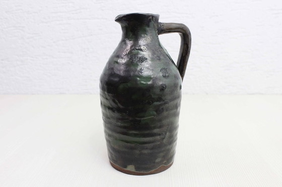 Image 1 of Enamelled ceramic pitcher by Beck 1960