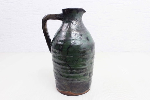 Enamelled ceramic pitcher by Beck 1960