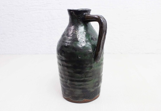 Image 1 of Enamelled ceramic pitcher by Beck 1960