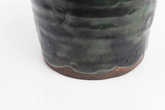 Image 1 of Enamelled ceramic pitcher by Beck 1960