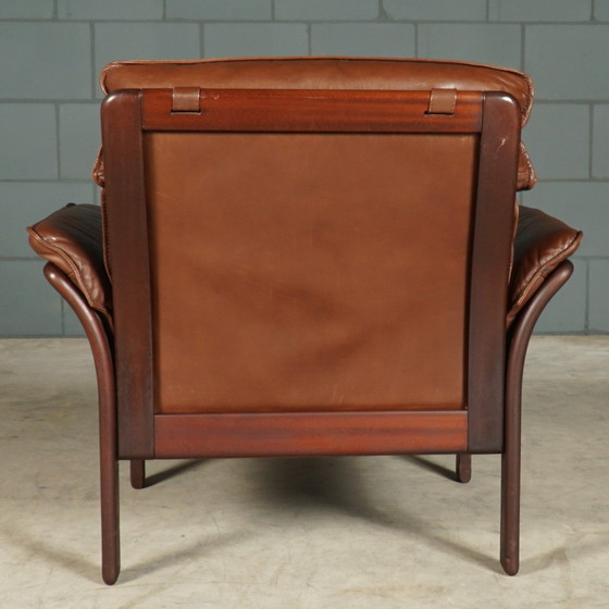 Image 1 of Poltrone vintage 'Scala' con sgabello – Dreipunkt International – anni '80