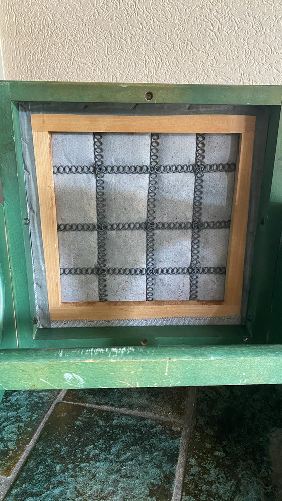 Image 1 of Design Vintage 4 sedie in legno verde Marklund?