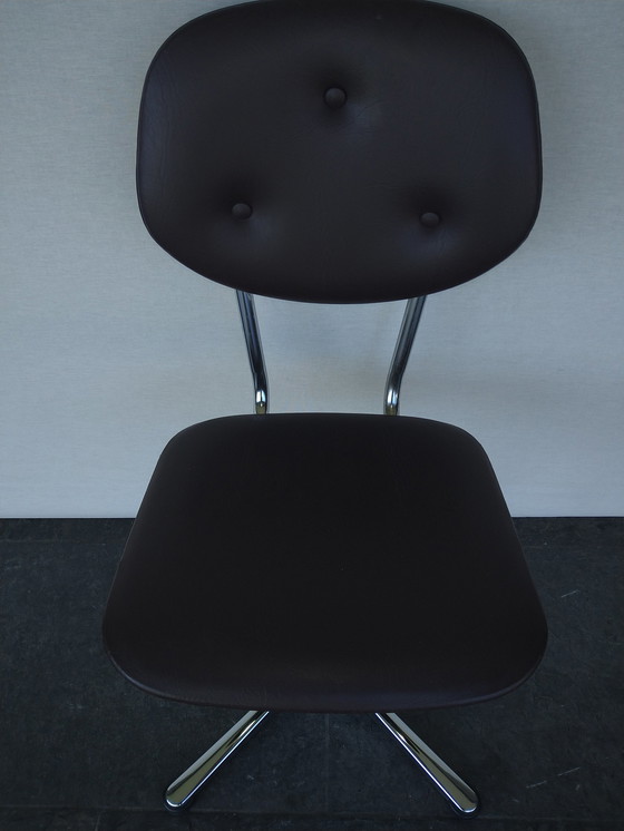 Image 1 of Chaise de bureau vintage avec piétement en étoile 1960
