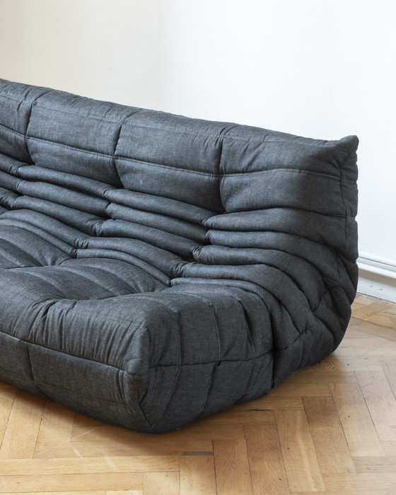 Image 1 of Ligne Roset Togo 3 places en Black Jeans