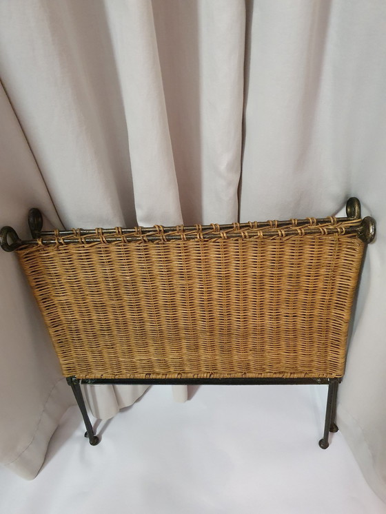 Image 1 of Magazine rack Folding wicker/iron 60Er