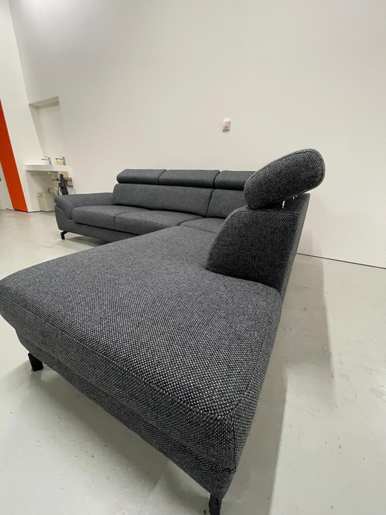 Image 1 of Beautiful Montel Gray Fabric Corner Sofa