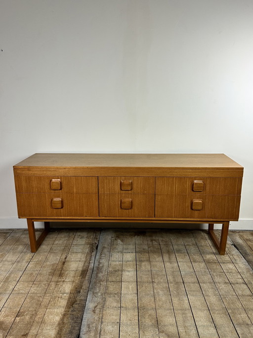 English Teak Sideboard Vintage 1960