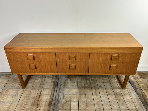 English Teak Sideboard Vintage 1960