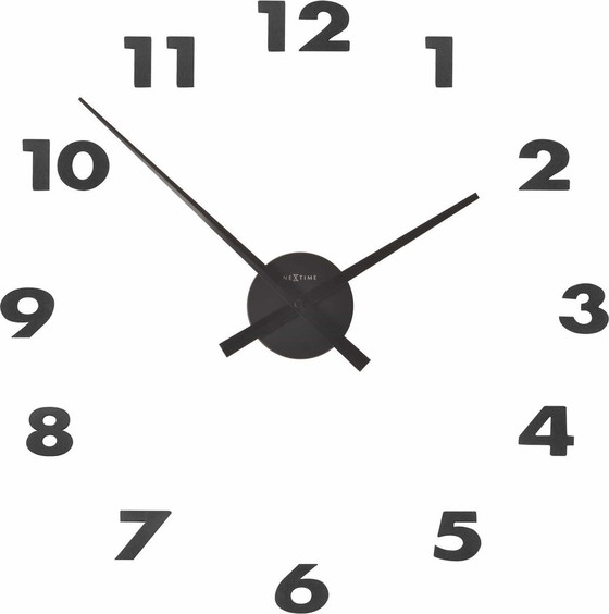 Image 1 of Nextime Small Hands Wall Clock - Dutch Design!