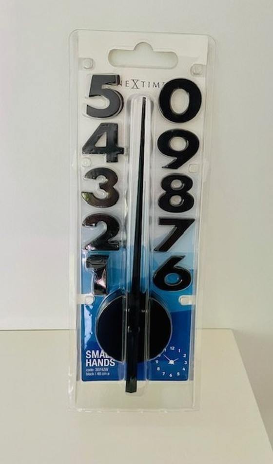 Image 1 of Nextime Small Hands Wall Clock - Dutch Design!