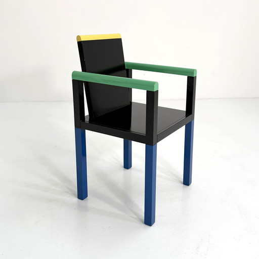 Palace Chair By George Sowden For Memphis Milano, 1980S