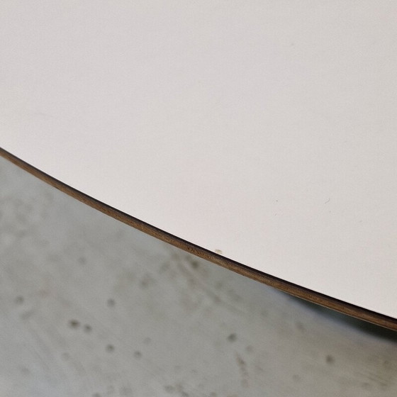 Image 1 of Vintage "Circle" coffee table in wood veneer by Pierre Paulin for Artifort, 1960