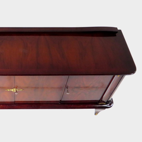 Image 1 of Art Deco buffet sideboard in walnut by Jules Leleu