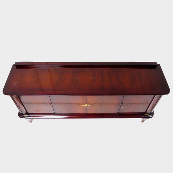 Image 1 of Art Deco buffet sideboard in walnut by Jules Leleu