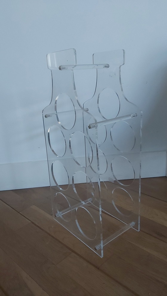 Image 1 of Plexiglas Wine Rack