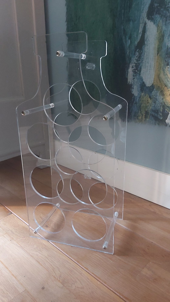 Image 1 of Plexiglas Wine Rack