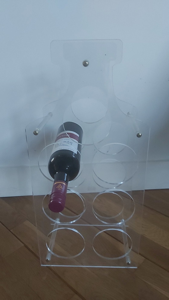 Image 1 of Plexiglas Wine Rack