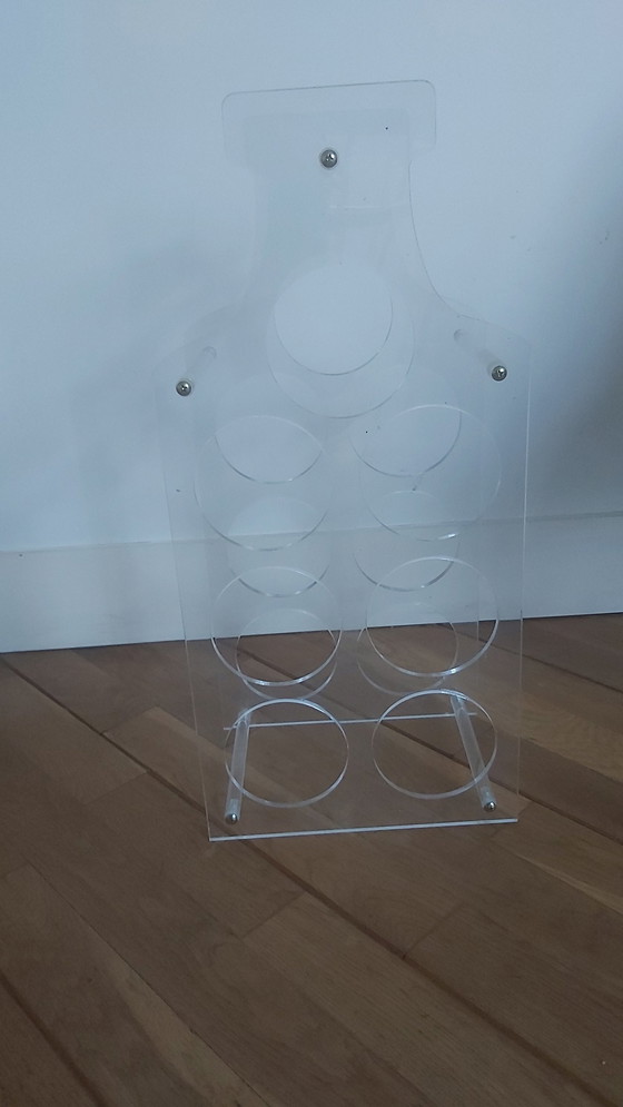 Image 1 of Plexiglas Wine Rack