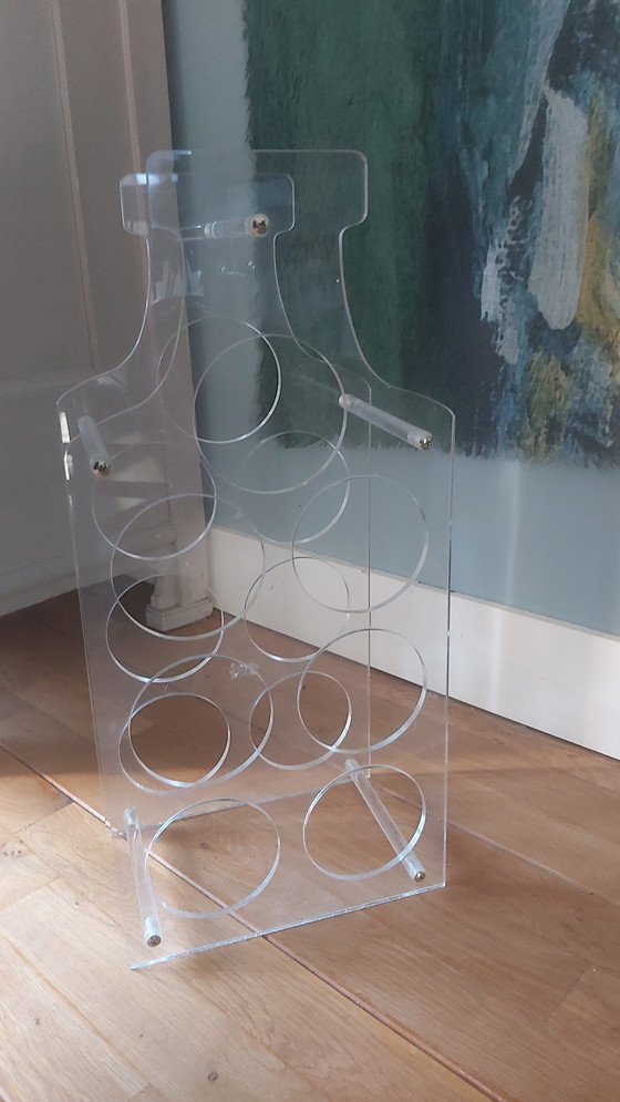 Image 1 of Plexiglas Wine Rack