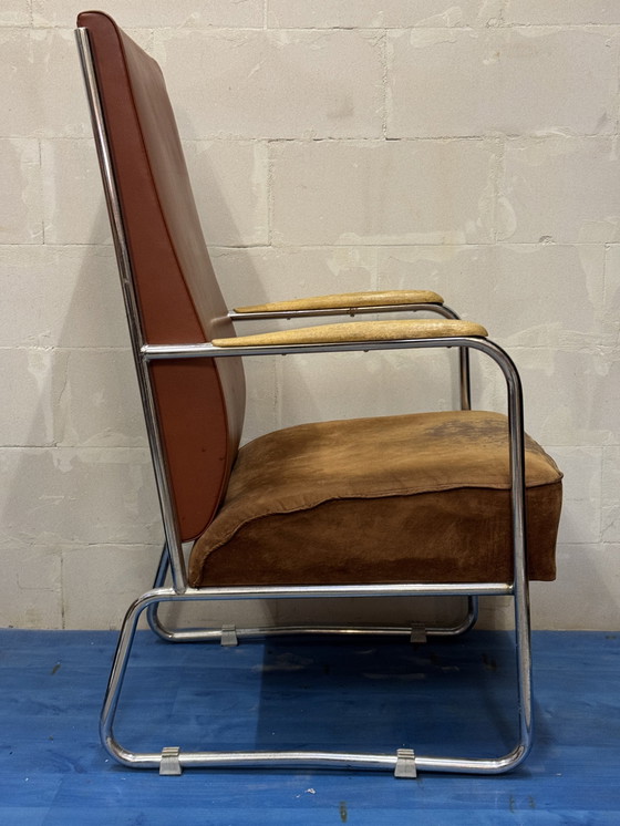 Image 1 of 2x Seventies Tube Chairs