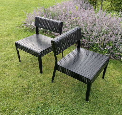 6x Nicholai Wiig Hansen lounge chair steel